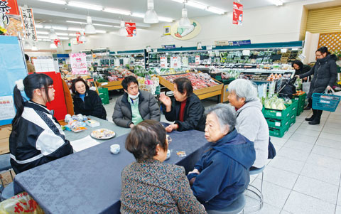 いっぷく茶屋の様子 いっぷく茶屋の様子