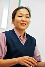 介護職の谷亜季子さん