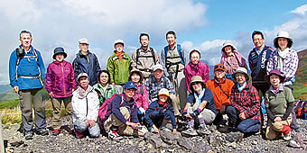 昨年の「秋田駒ヶ岳登山」の様子
